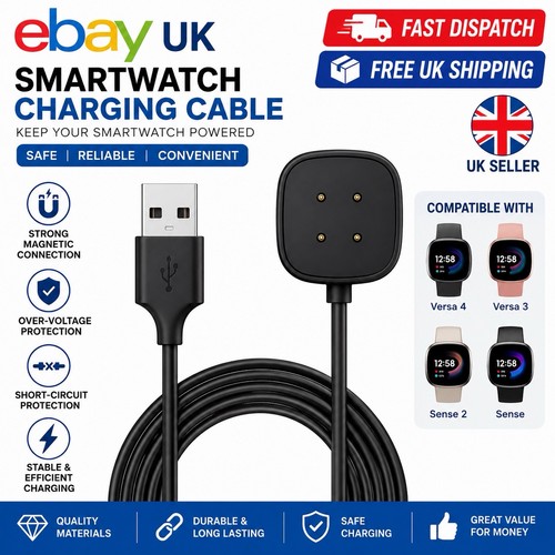 Charger cable for fitbit - fitbit, versa