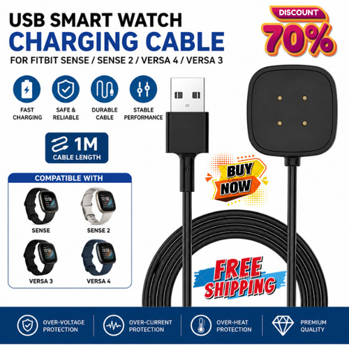 Usb charger cable for fitbit - charger,